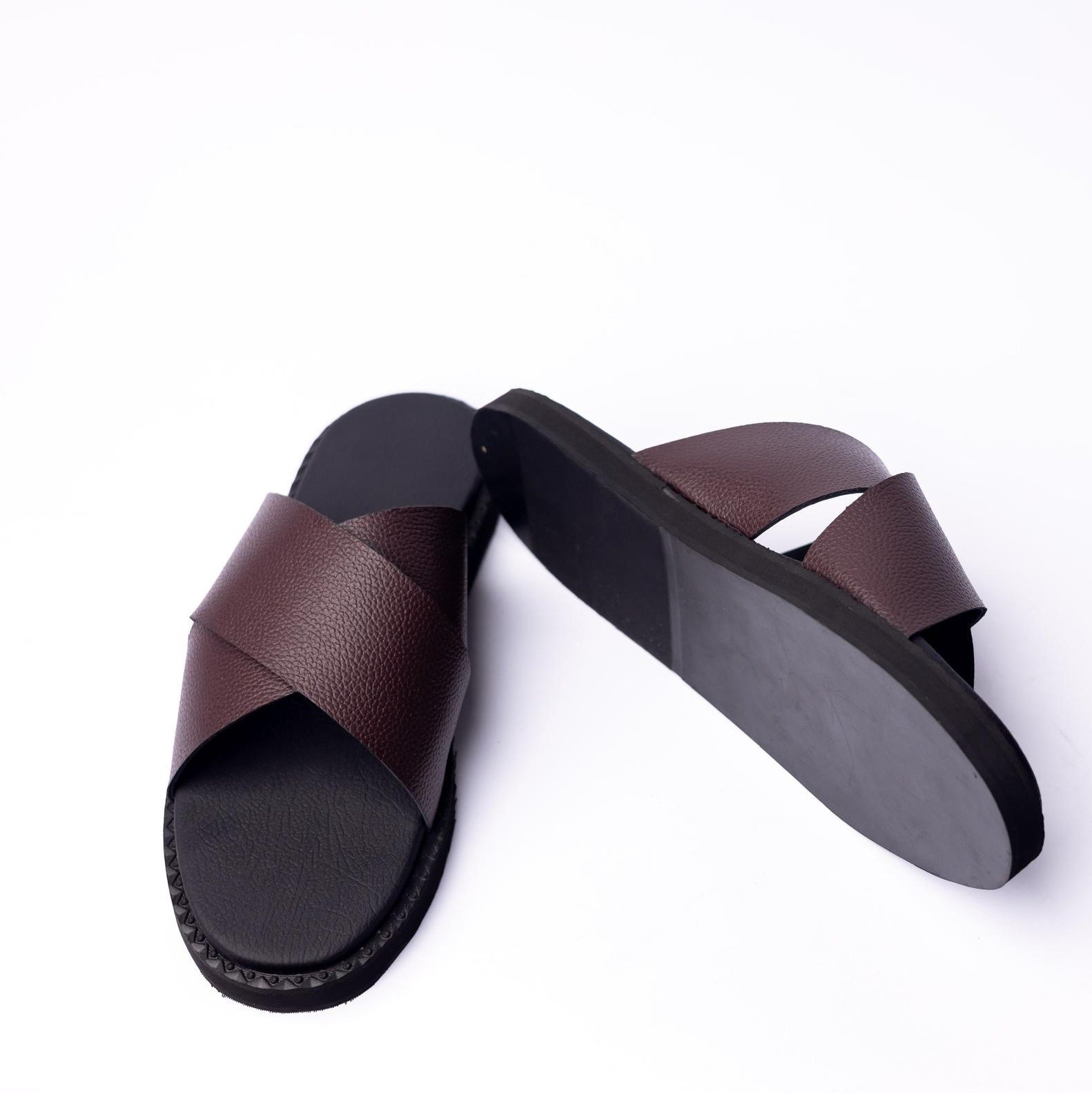 Grunge Brown Simple Slides (2)