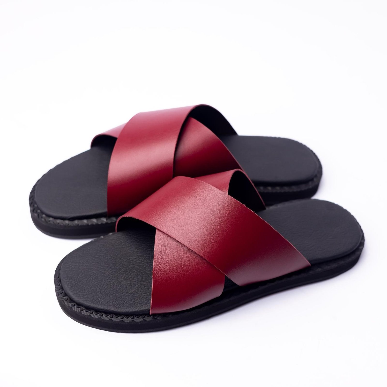 Shiny Red Simple Slides (1)